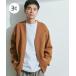 [URBAN RESEARCH DOORS] вязаный кардиган LARGE оттенок коричневого прочее мужской 