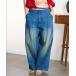  джинсы Denim Denim брюки DENIM/BACK SATIN PANTS женский 