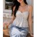  топ HALEY PESCA/ отверстие цветок вышивка топ на бретелях бюстье Cami 
