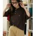 [U.S. POLO ASSN.] рубашка-поло с коротким рукавом MEDIUM Brown мужской 