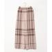 [URBAN RESEARCH ROSSO] в клетку легкий брюки 36 Brown женский 