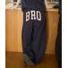  широкий брюки тренировочный брюки джерси BRO Logo Sweat Pants мужской женский 