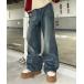 [sedacle] Denim брюки LARGE индиго b люмен z
