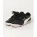 [PUMA] low cut спортивные туфли 25.0cm черный × белый мужской 