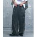  широкий брюки брюки-карго [UNISEX/... Denim видно / УФ фильтр / контакт охлаждающий ] maru teni брюки-карго женский мужской 