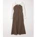 [LAGUNAMOON] длинный рукав One-piece SMALL Brown женский 