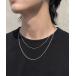  колье Mini maru Layered двойной серебряный колье мужской 
