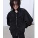 �u���]�� �W�����o�[ SHIRRING ZIP-UP JACKET ���f�B�[�X