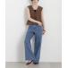  широкий брюки джинсы Denim Denim брюки SOMETHING/LISA LACE UP WIDE женский 