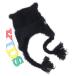  New Era вязаная шапка вязаная шапка New Era Kids квадратное вязаная шапка мохнатый year заслонка Kids ребенок мужчина девочка 