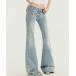  джинсы Denim Denim брюки Rollei z super широкий flair Denim брюки женский 