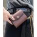 ���z Schott/�V���b�g PERFECTO WALLET MEDIUM �p�[�t�F�N�g�E�H���b�g�~�f�B�A�� �O�܂���z ���v �R���p�N�g �E�H���b�g�`�F�[���t�� �{�^������ �M�t�c
