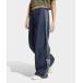  Adidas adidas широкий брюки джинсы Denim Denim брюки женский 