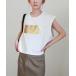 [select MOCA] безрукавка tops SMALL оттенок белого прочее 2 женский 