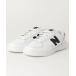 [New Balance] low cut спортивные туфли 24.5cm белый × черный мужской 