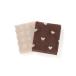  полотенце vare комплект полотенце для лица Mini Heart Brown 