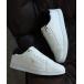 [U.S. POLO ASSN.] low cut спортивные туфли 24cm белый × черный мужской 