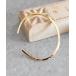  браслет SENTIsenti/ TRIANGULAR FINE BANGLE серебряный 925 треугольник маленький браслет Gold / 4098