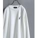 t�V���c ANPAS Exclusive Ponte Long-Sleeve Tee with Cat �� Heart Embroidery / ANPAS�ʒ� �|���` �l�R�n�[�g�h�J����T ���� �����O�X���[�uT �˂� �L �c