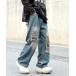 [neos] Denim брюки LARGE темный индиго b люмен z