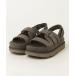 �uUGG�v �t���b�g�T���_�� 23.5cm �_�[�N�O���[ ���f�B�[�X