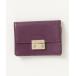 [FURLA] футляр для карточек - лиловый женский 