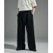  слаксы WOOL BLEND 2 TUCK SLACKS / шерсть Blend 2 tuck слаксы мужской женский 