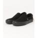 [VANS] туфли без застежки 6h черный мужской 