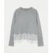 �j�b�g �Z�[�^�[ LACE COMBI KNIT / ���[�X �R���r �j�b�g ���f�B�[�X