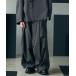  широкий брюки слаксы [UNISEX]One Tuck Prime-Wide Snow Slacks/ one tuck prime широкий snow слаксы [MAISON SPECIAL/ mezzo n специальный ]