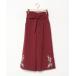 [WILLSELECTION] укороченные брюки SMALL красный женский 