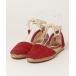 [UGG] Flat сандалии 24cm красный женский 