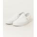 [VANS] туфли без застежки 4 белый мужской 