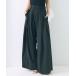  широкий брюки брюки-карго [STUDIOUS/ стерео . Dio s]Flap Cargo Wide Pants/ заслонка cargo широкий брюки / омыватель bru/ офис casual / ножек длина эффект...