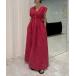 платье [ ZOZOTOWN ограничение ] SUMMER TWEED V NECK DRESS