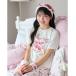  ансамбль [ контакт охлаждающий ] ассортимент рисунок room wear set Kids ребенок одежда девочка 