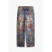  джинсы peiz Lee общий рисунок принт распорка Denim мужской 