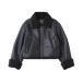  мутоновое пальто боа пальто FAUX MOUTON JACKET женский 