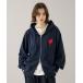  Parker 26AW HEART LOGO FULL-ZIP HOODIE / Heart Logo полный Zip f-ti мужской женский 