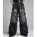  широкий брюки джинсы Fringe Wide Flare Denim / бахрома широкий flair Denim мужской женский 