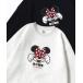 футболка тренировочный обратная сторона ворсистый Disney/ Disney специальный заказ Mickey Mouse * Minnie Mouse большой размер обратная сторона ворсистый принт тренировочный футболка / женский...