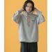  наан ga Parker NANGA/ наан gaECO HYBRID MINI BOX LOGO EMBROIDERY SWEAT HOODIE eko hybrid Mini box Logo embro Ida Lee тренировочный f-te...