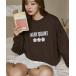  футболка тренировочный обратная сторона ворсистый Mary Quant mary quant MARY QUANT × PUBLUX/ Mary Quant специальный заказ точка рисунок вышивка Logo обратная сторона ворсистый тренировочный ограничение развитие 