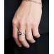 �w�� �����O �uXOLO JEWELRY/�V�����W���G���[�v EDGE CHAIN �V���o�[�����O �����Y