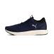 [PUMA] туфли без застежки 22.0cm темно-синий × белый мужской 