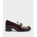  Loafer металлик пряжка Loafer туфли-лодочки женский 