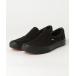 [VANS] туфли без застежки 8 черный мужской 
