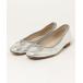 [LE TALON] Flat туфли-лодочки 22.5cm серебряный женский 