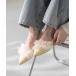 [menue] Flat туфли-лодочки 26.0cm желтый женский 