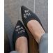 [minia] Flat туфли-лодочки 22.5cm черный женский 